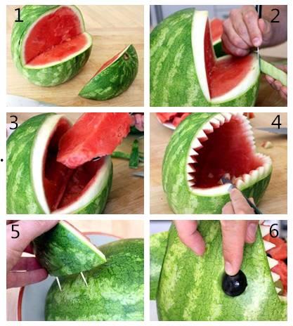 鲨鱼在吃瓜,海洋霸主的不解之缘